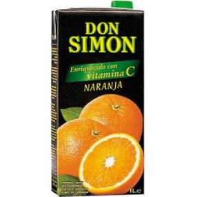 DON SIMON zumo de naranja envase 1 L